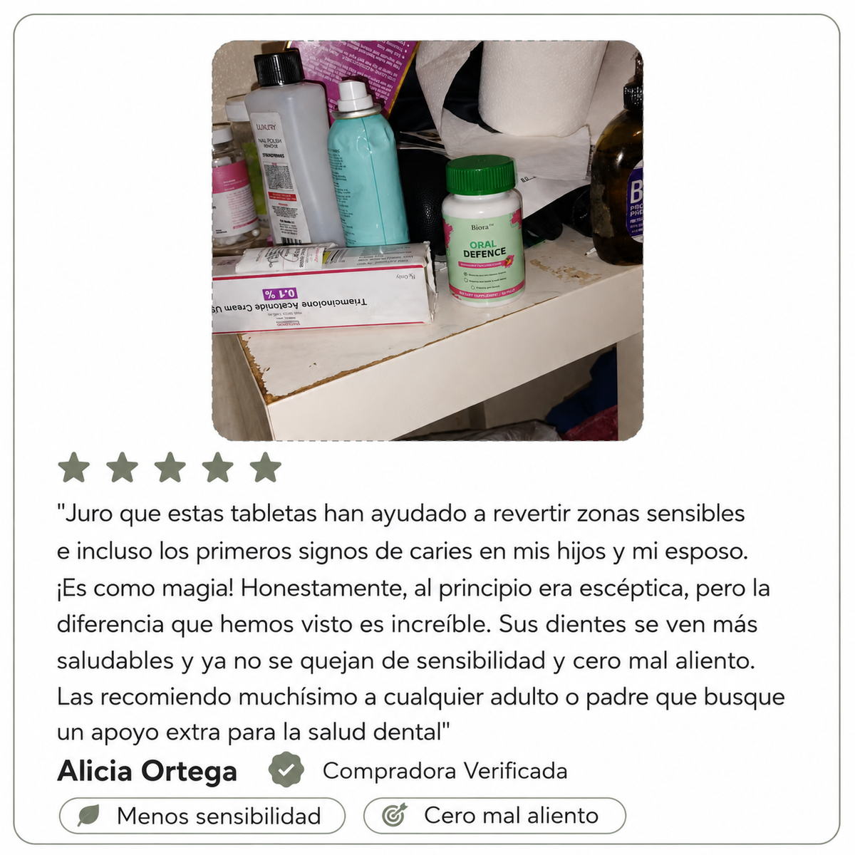 Biora™ Probióticos Orales - Tabletas masticables