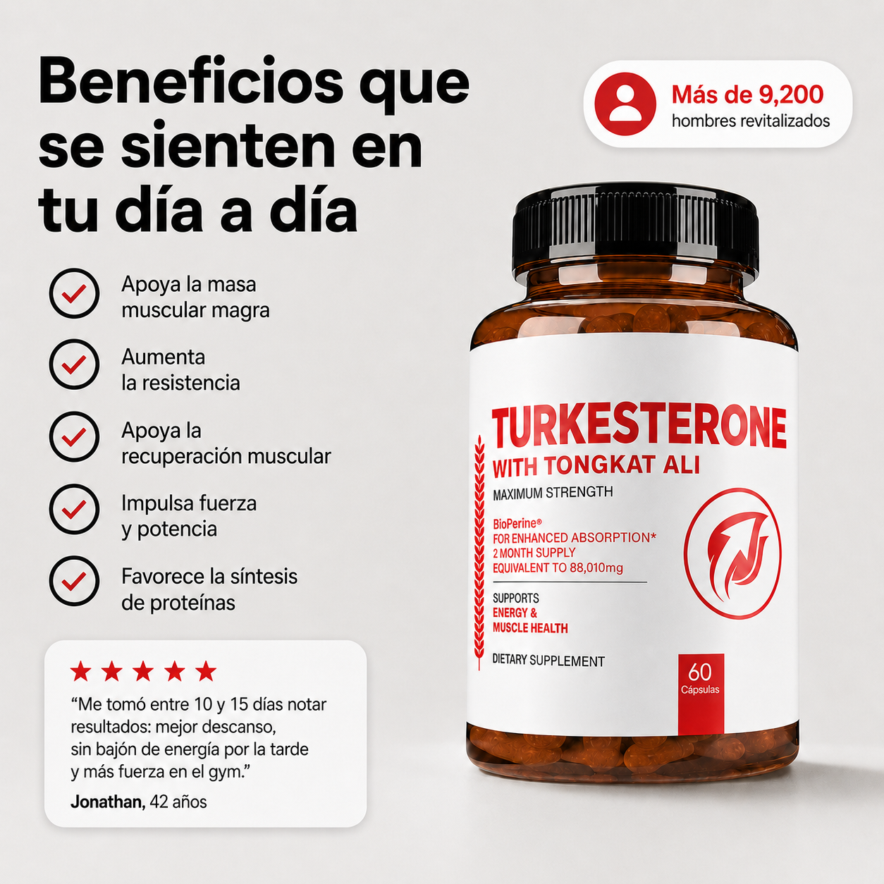 Biora™ Turkesterone + Tongkat Ali - Testo Support