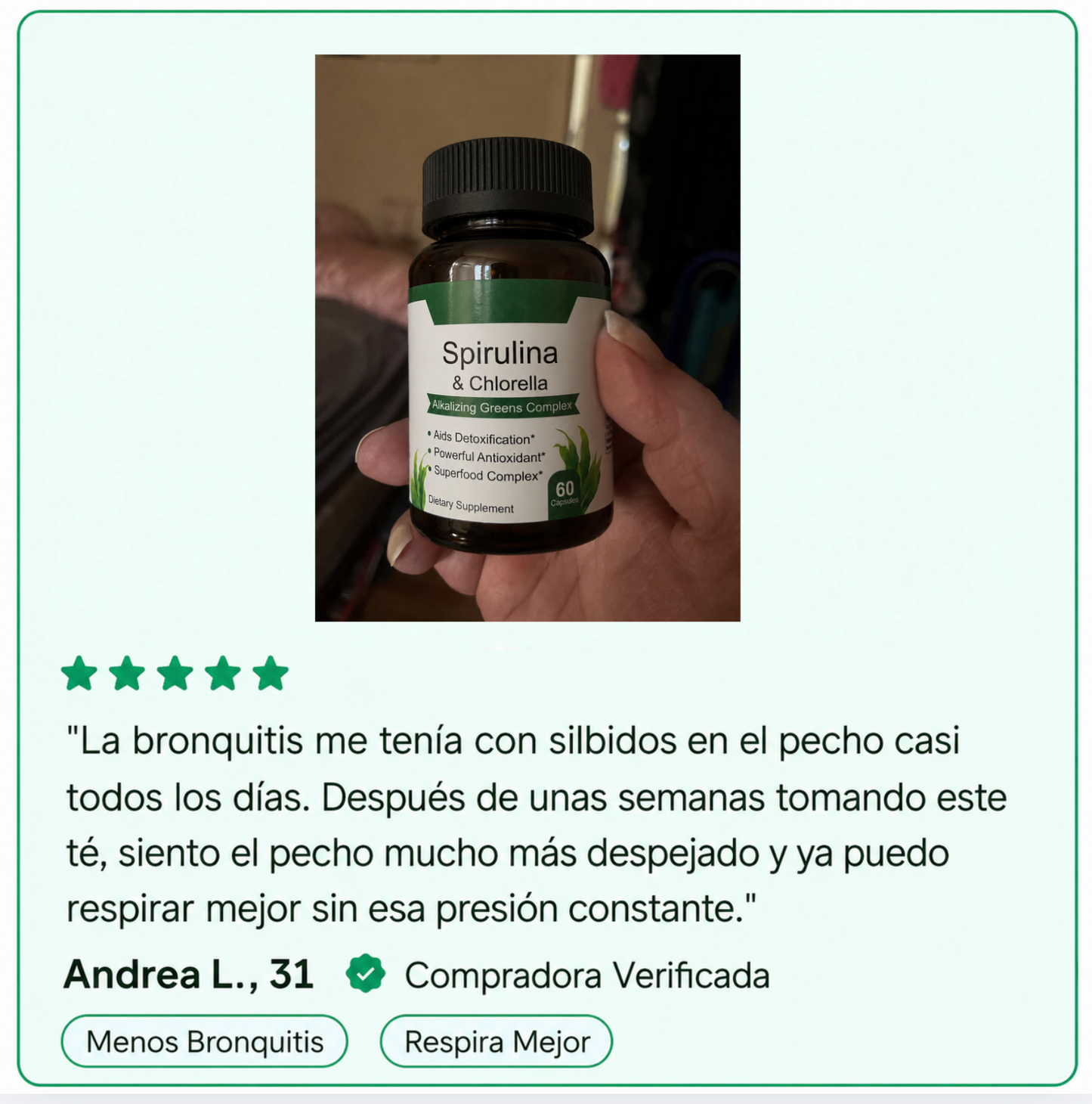 Biora™ Verdes Diarios – Superalimentos Verdes en Cápsulas